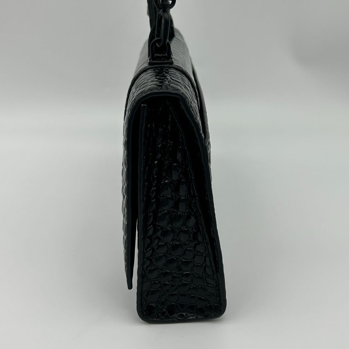 Balenciaga Our Glass Leather Black 2-Way Handbag — view 8