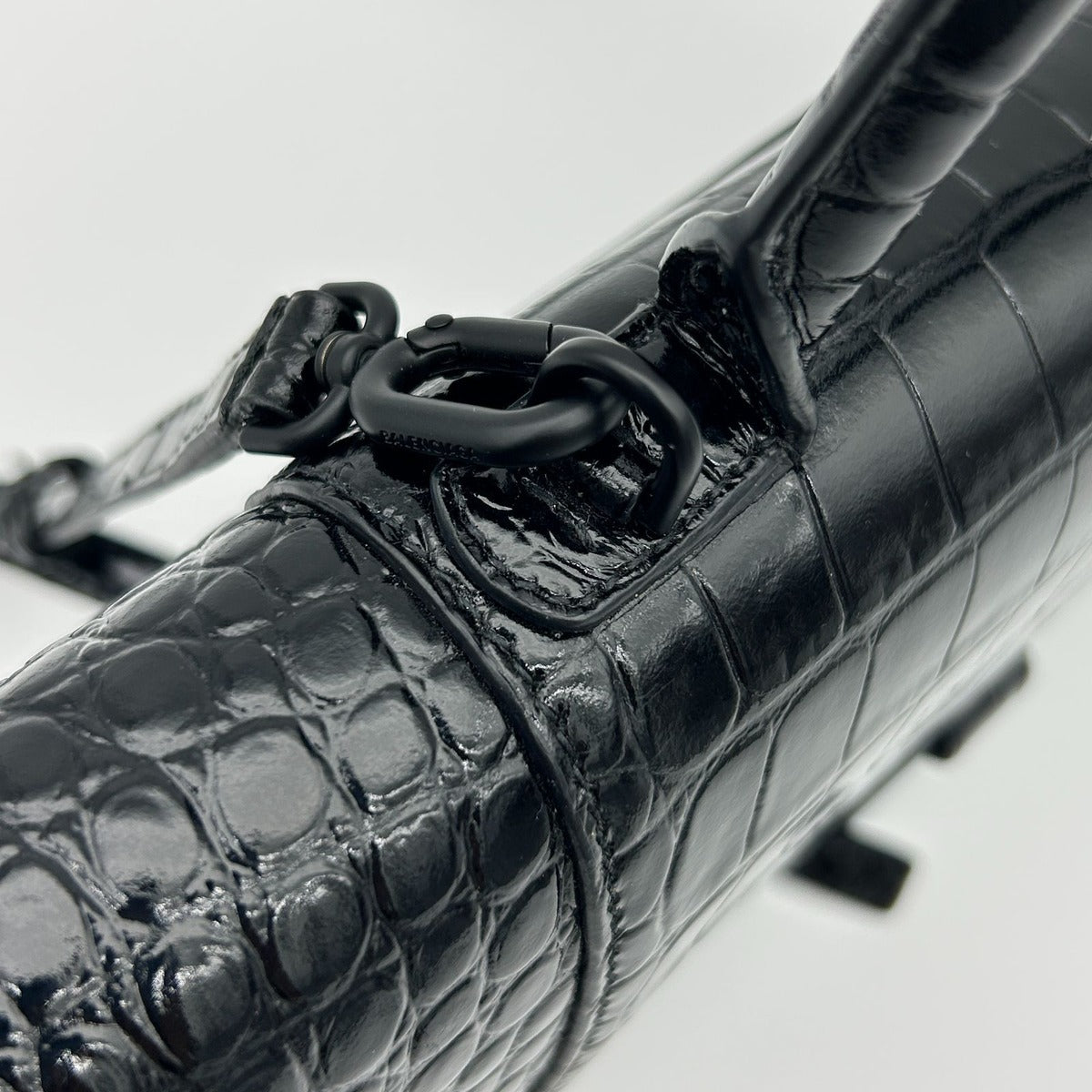 Balenciaga Our Glass Leather Black 2-Way Handbag — view 10