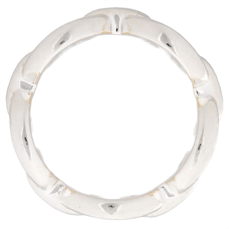 Hermes Chaîne D'ancre Ring #51 Sv925 59g Silver