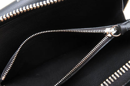 Balenciaga Long Wallet Men Leather Genuine Leather Black 371661 Papier Za Money