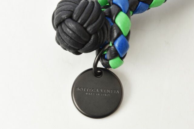 Bottega Veneta Bracelet Bangle Bottega Veneta Intrecciato Double Blue Green