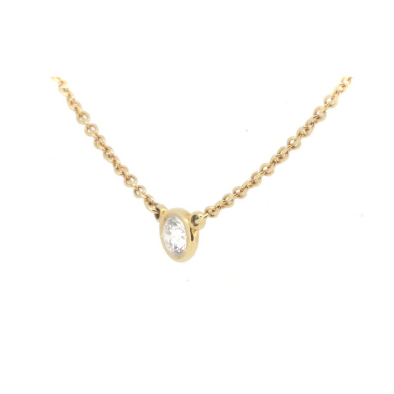 Tiffany & Co By The Yard Diamond Necklace 18K Yellow Gold (18k Yellow Gold)
