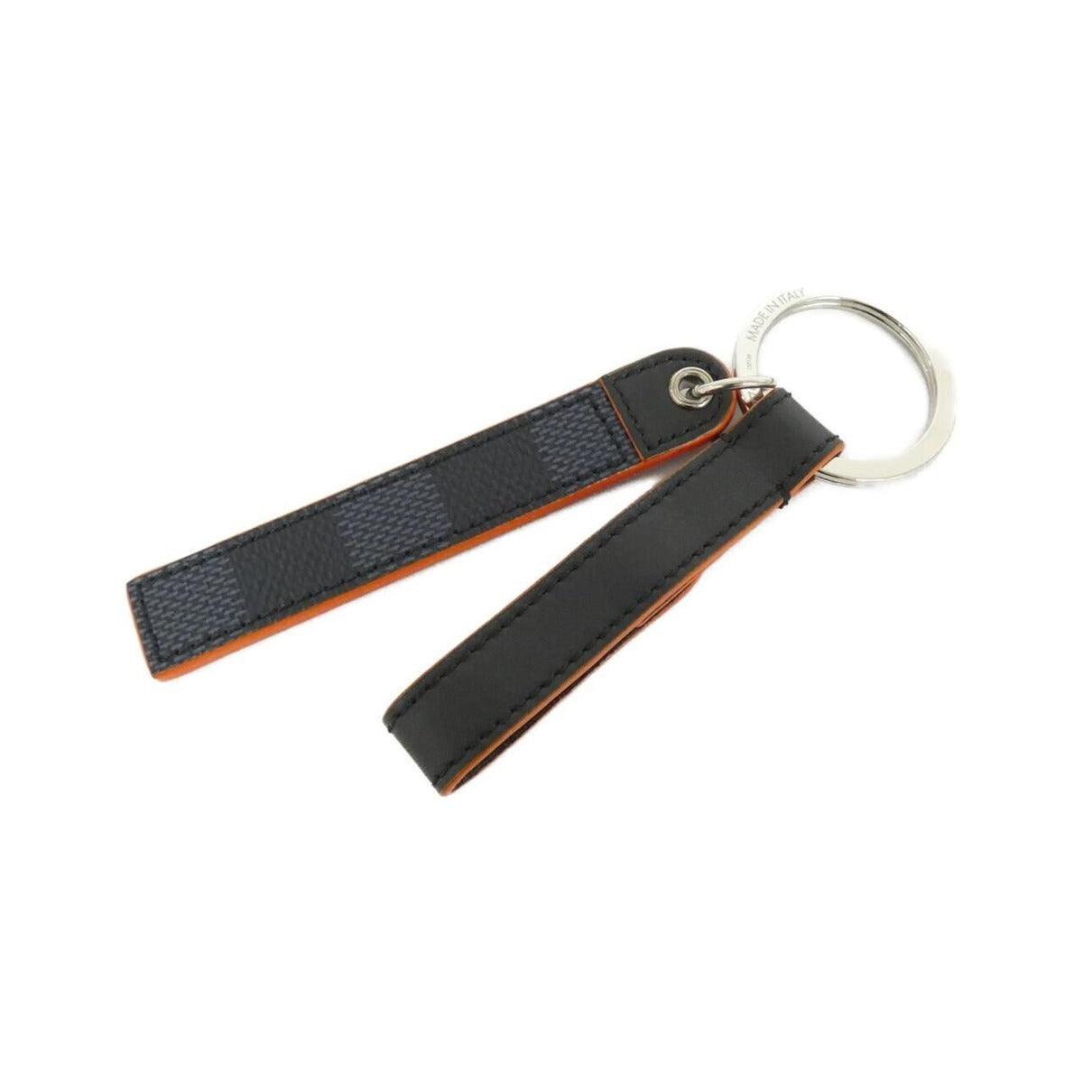 Louis Vuitton Damier Cobalt Porte Cles Belt Tab Key Ring — view 2