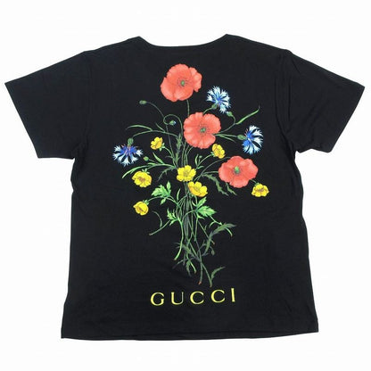 Gucci 492347 Xjald Chateau Marmont Print T-Shirt Short Sleeve Black Size XS