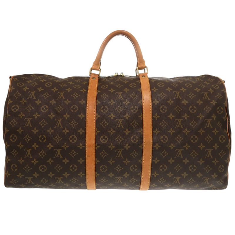 Louis Vuitton Keepall Bandoliere 60 Monogram M41412 Monogram Canvas Brown