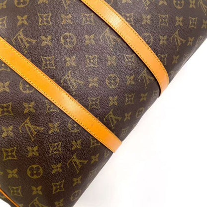 Louis Vuitton Flannery 45 Monogram Leather × PVC Brown Shoulder Bag Gold M51115