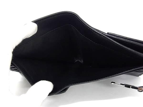 Gucci 05474 2778 Jackie Sherry Line Suede And Leather Fold Wallet Black Fr4261