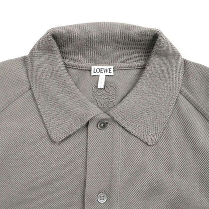 Loewe Anagram Short Sleeve Polo Shirt H526y23x43 Charcoal S
