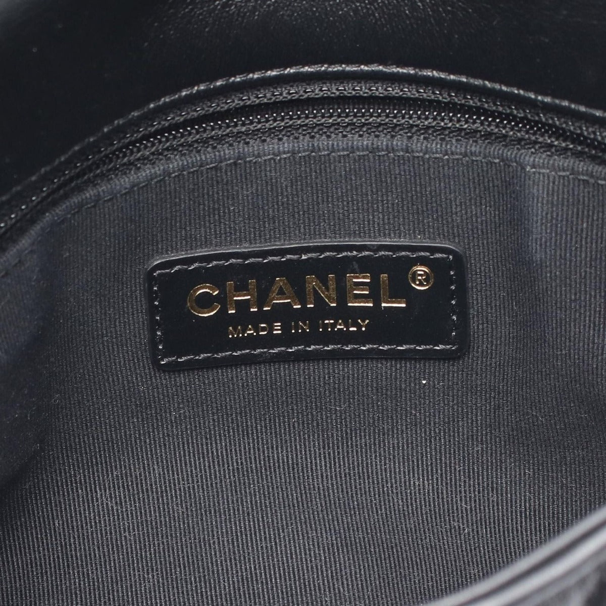Chanel Shoulder Bag Quilted Small Flap Black Leather — view 4