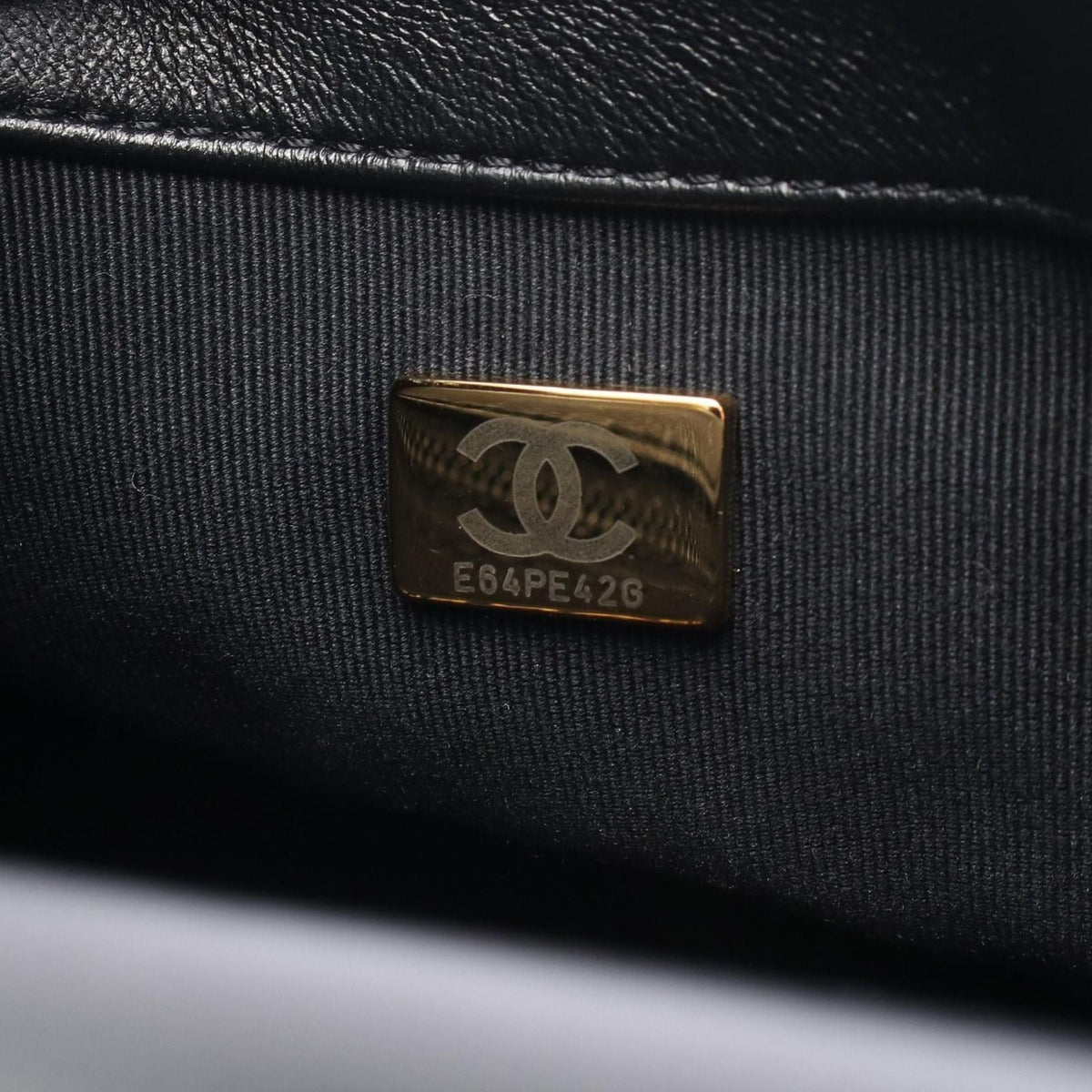 Chanel Shoulder Bag Quilted Small Flap Black Leather — view 5