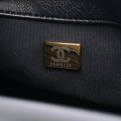 Chanel Shoulder Bag Quilted Small Flap Black Leather — view 5