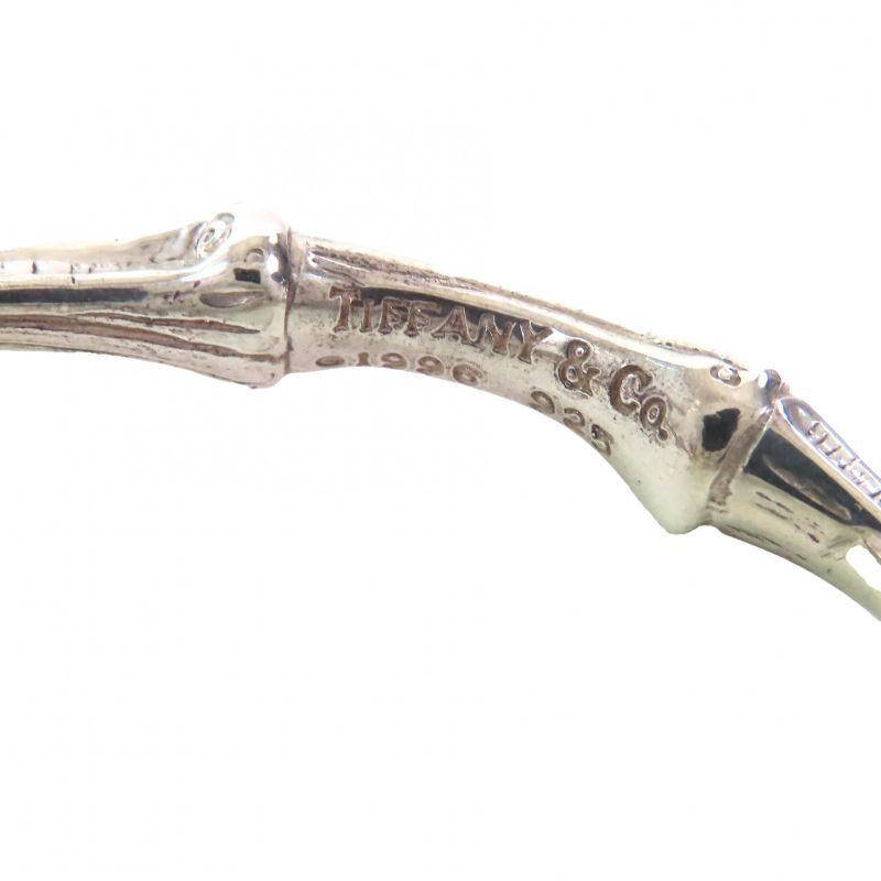 Tiffany & Co Bamboo Bangle Sv925 Bracelet Accessory Silver Weight 23.6g Ladies