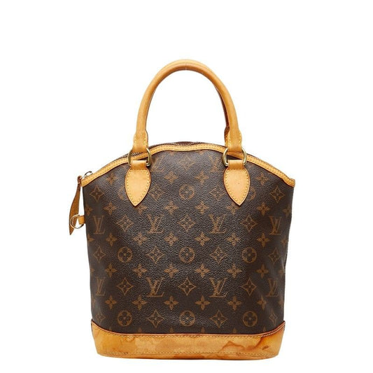 Louis Vuitton Monogram Lockit Brown Leather
