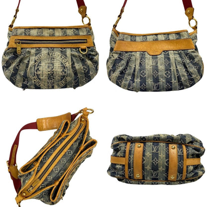 Louis Vuitton Monogram Denim Porte Epol Rayet MM Shoulder Bag Junk