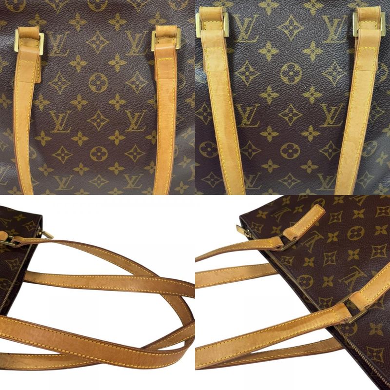 Louis Vuitton Cabas Piano Monogram Tote Bag Monogram Canvas M51148 Brown Women