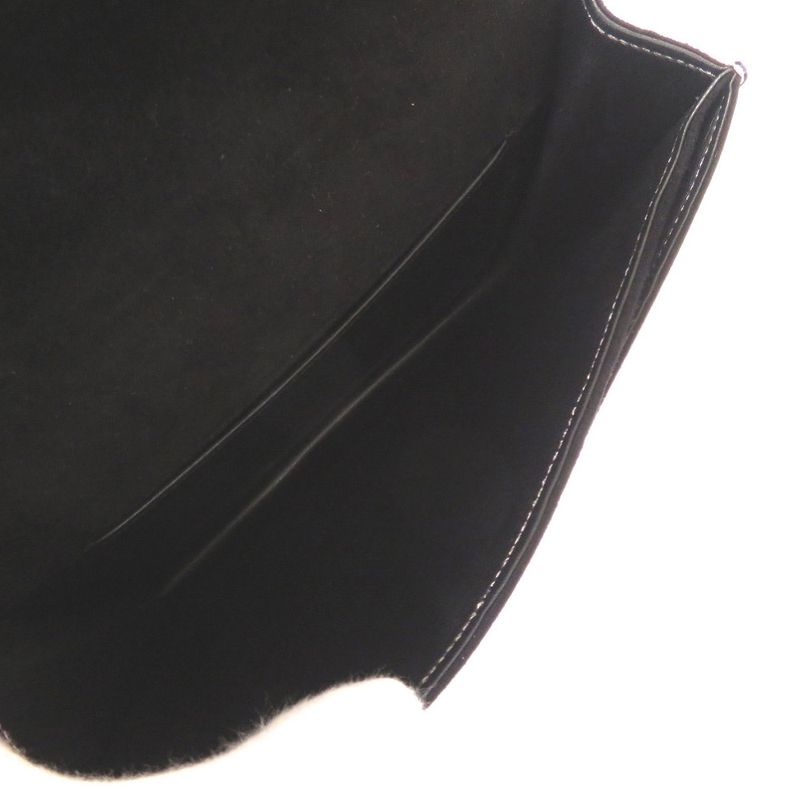Hermes Navette Silver Stitching Que