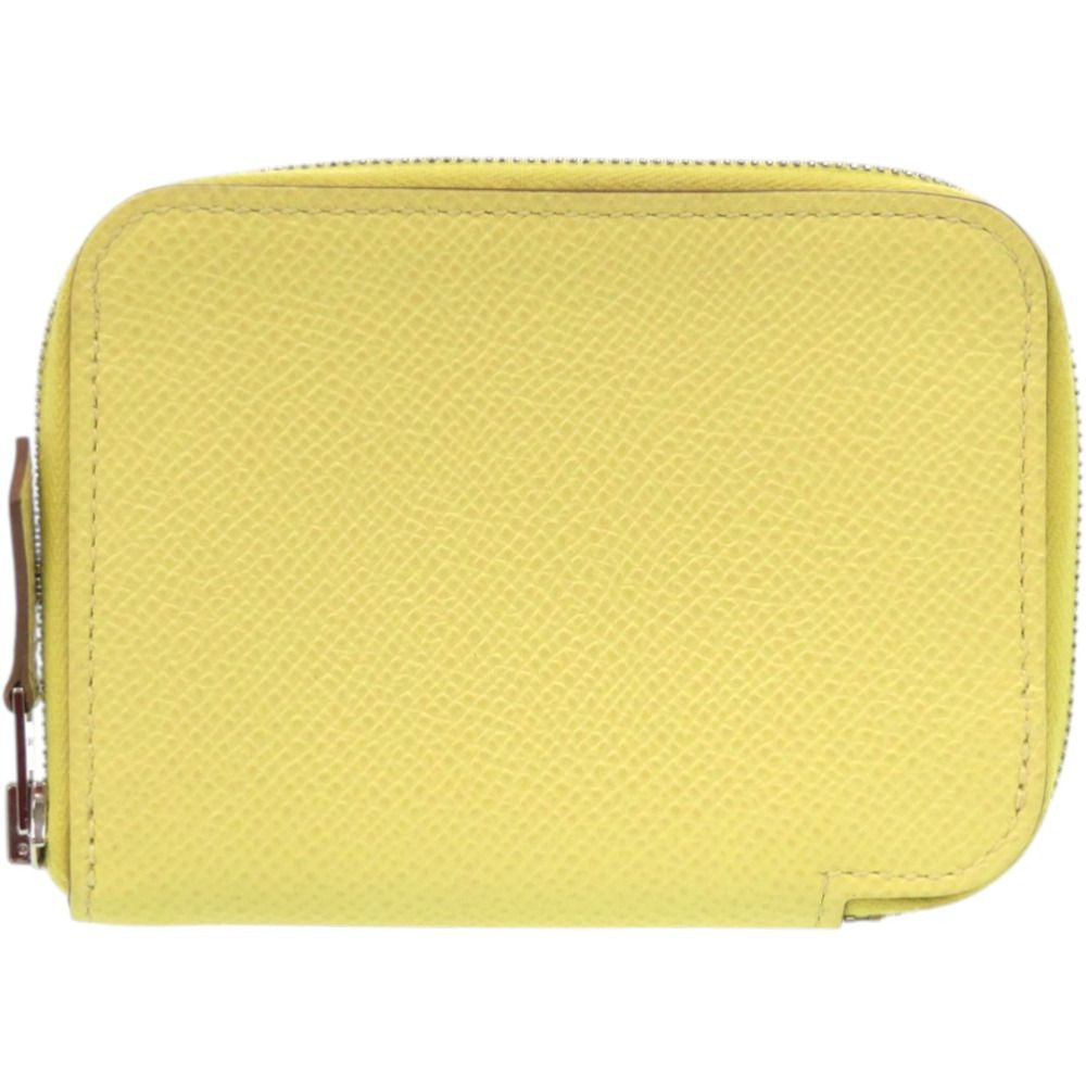 Hermes Azap Mini Veau Epsom Yellow Coin Case