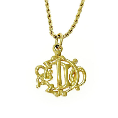 Christian Dior GP Emblem Necklace Women's Gold 404891 Necklace