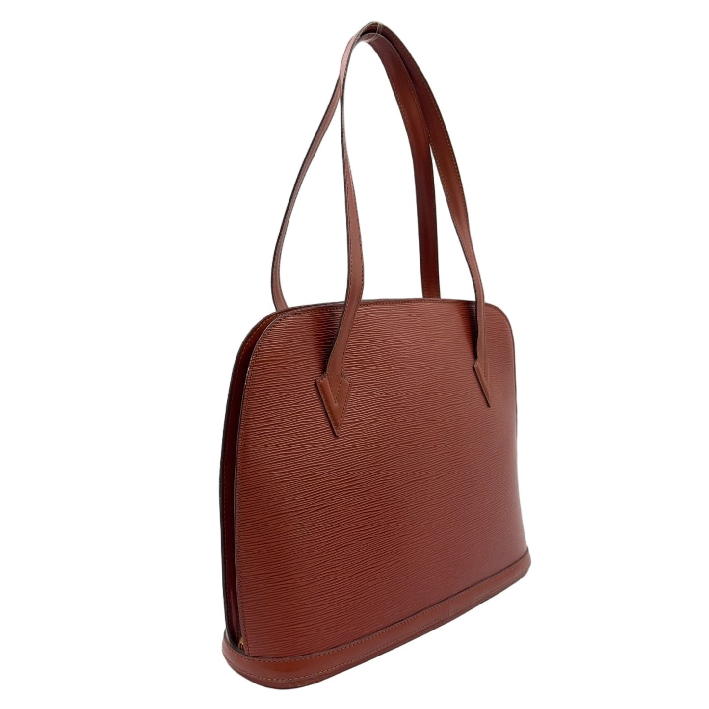 Louis Vuitton Lussac Epi Kenya Brown Leather Shoulder Bag Gold — view 2