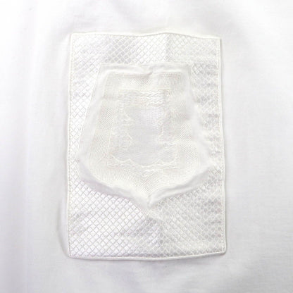 Hermes 100% Cotton Pocket 3/4 Sleeve Crew Neck T-Shirt Dress White 34 Made — view 5