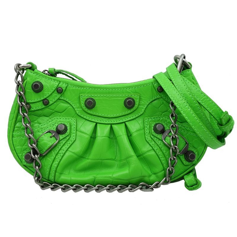 Balenciaga Luca Gol Mini 2-Way Bag Hand Shoulder Shape Pressed