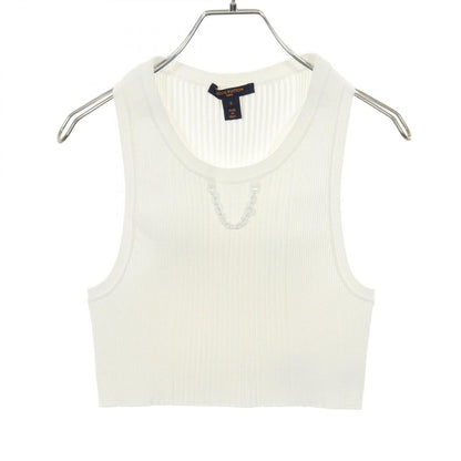 Louis Vuitton Tank Top Ribbed Crop Top Rayon