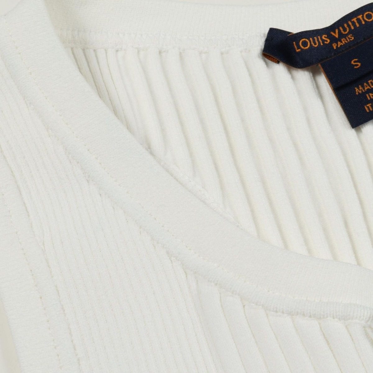 Louis Vuitton Tank Top Ribbed Crop Top Rayon — view 5