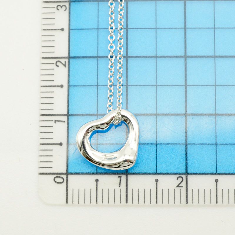 11mm (0.43in) Tiffany & Co Small Open Heart Necklace 24-5792s