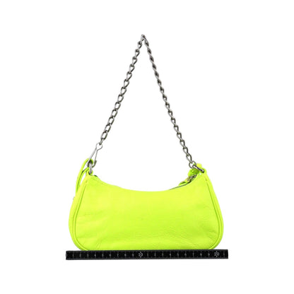 Balenciaga le Cagole Green Lambskin Handbag — view 2