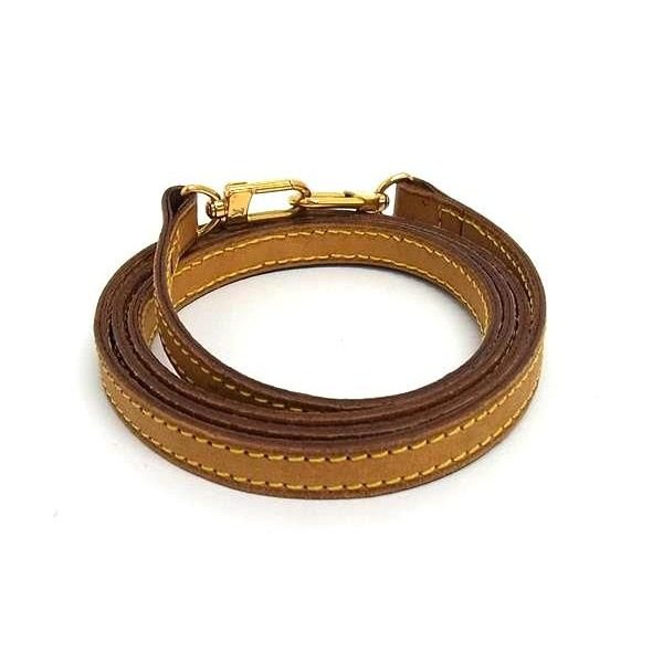 Louis Vuitton Leather Bag Shoulder Strap Crossbody Brown — view 2