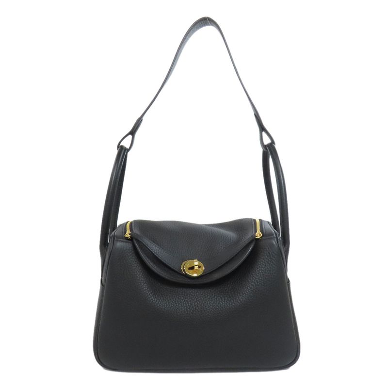 Hermes Lindy 26 Gold Hardware Handbag Taurillon Women