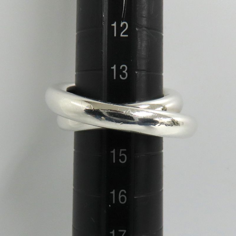 Hermes Ring Vertiju Ag925 SV Silver - Manufactured In 2021 #55 Unisex