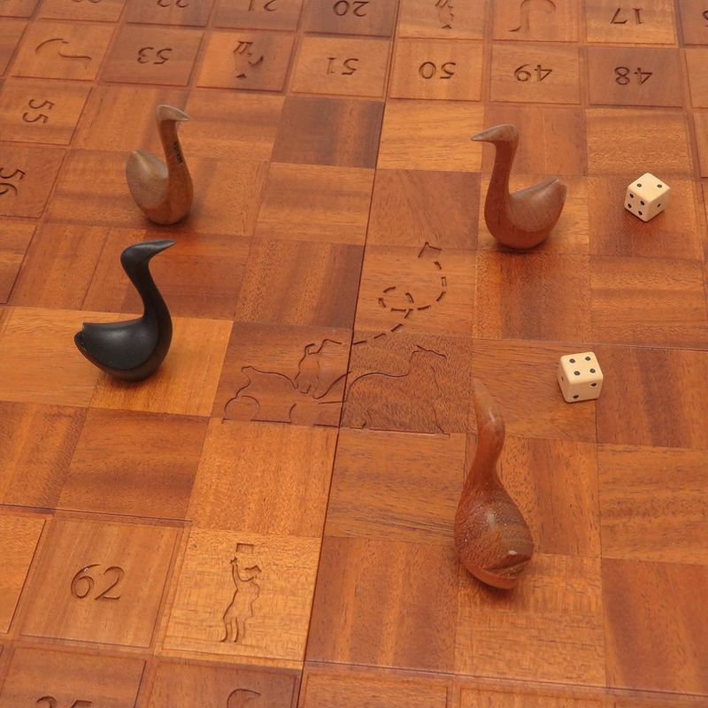 Hermes Snakes And Ladders Board Game JEU DE L'