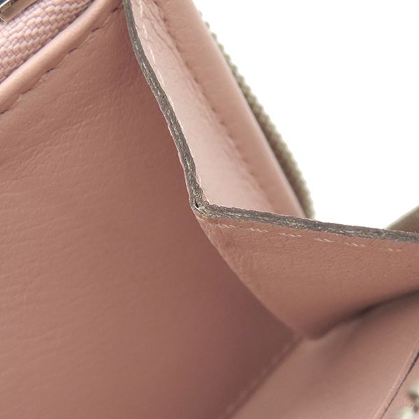 Louis Vuitton Long Wallet Zippy Wallet Monogram Mahina Rose Jasmine Silver