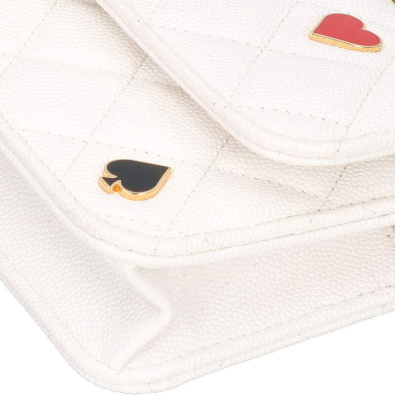 Chanel Ap3084 Trump Cavis Skin Phone Case Shoulder Bag Women