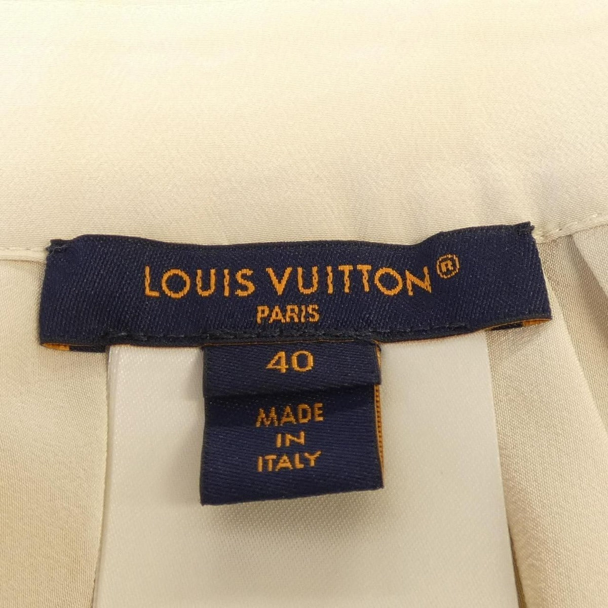 Louis Vuitton Npz Skirt Silk Beige — view 4