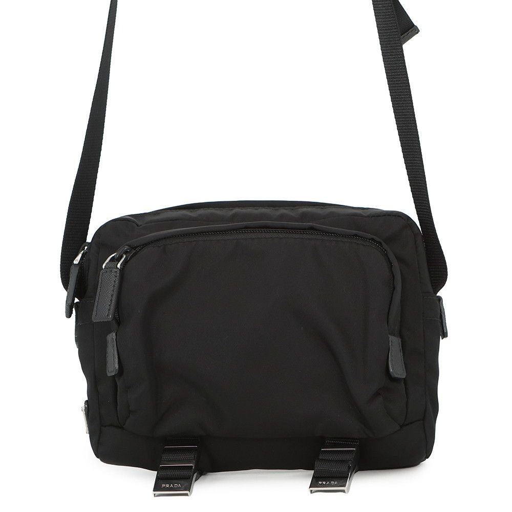 Prada Shoulder Bag Technical Fabric Black