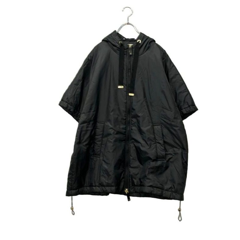 Max Mara the Cube Jacket Cape Midi Length with Hood Greenci Double Zip