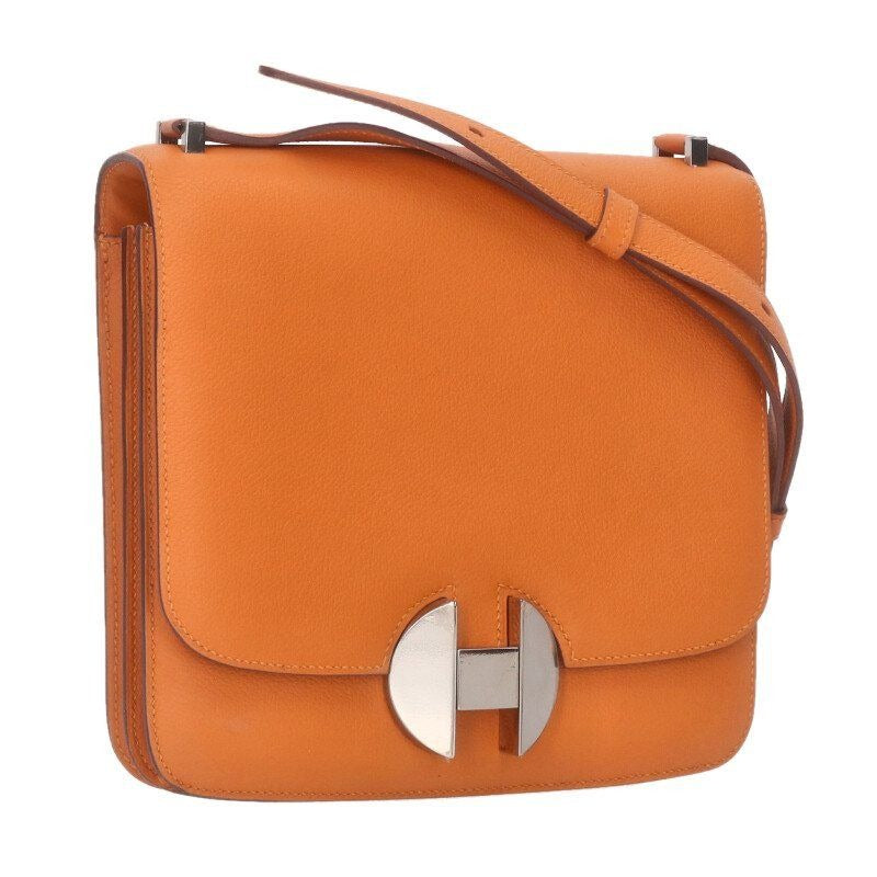 Hermes 2002 C Stamp Svhardware Vaux Swift Leather Shoulder Bag Ladies