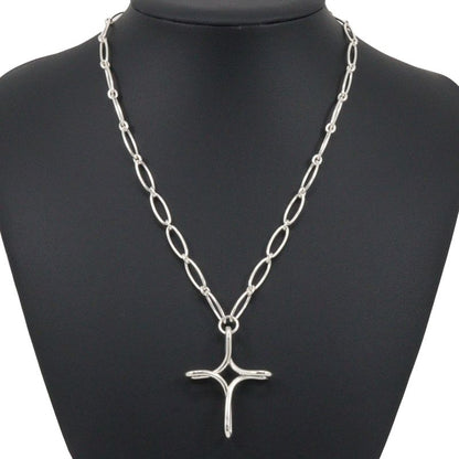 Tiffany & Co Large Infinity Cross Open Cross Elsa Peretti 925 Silver Ladies