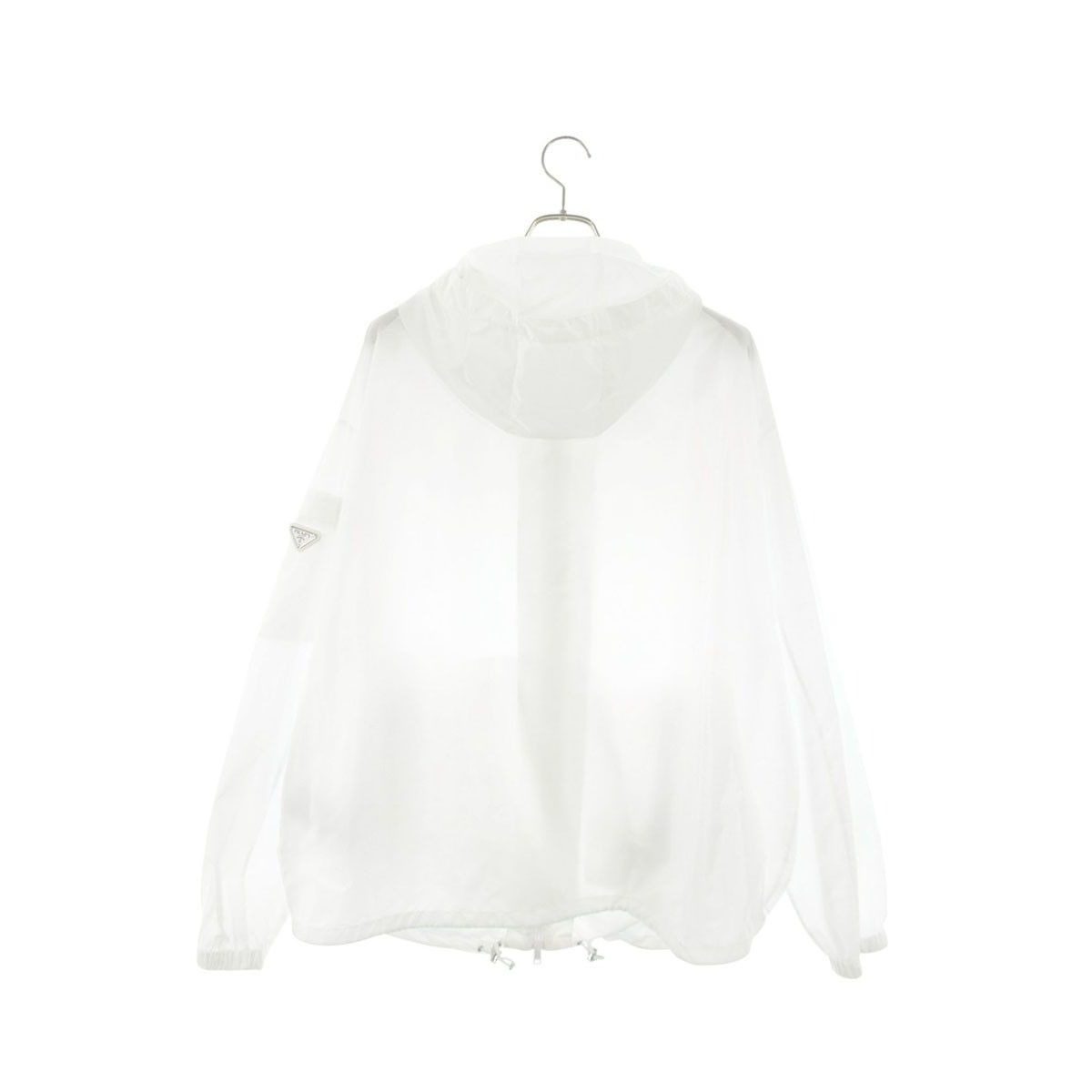 Prada Triangle Logo Plain Nylon Zip Jacket XL — view 2