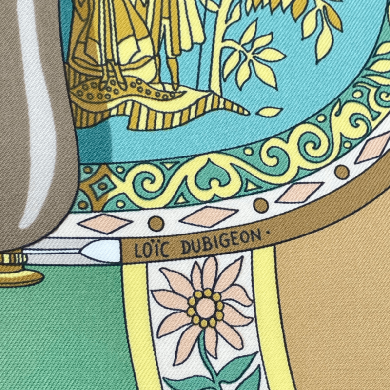 Hermes Carre 90 In Salzburg At Salzburg Scarf Silk Green