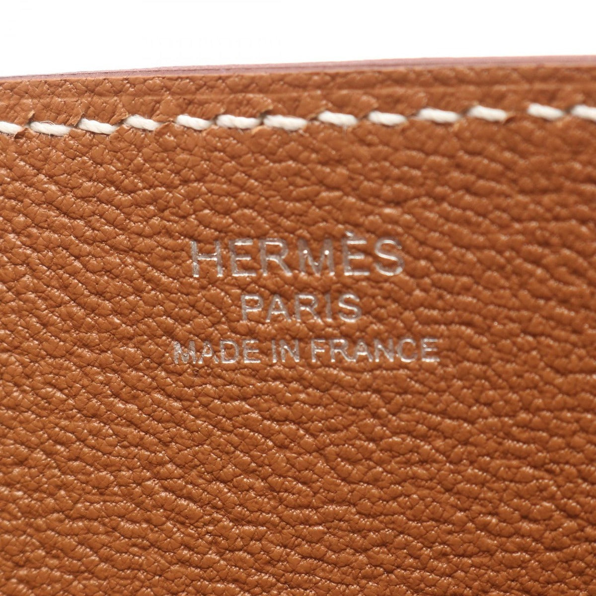 Hermes Shoulder Bag Perspective Cavalier 21 Gold Leather Brown — view 4