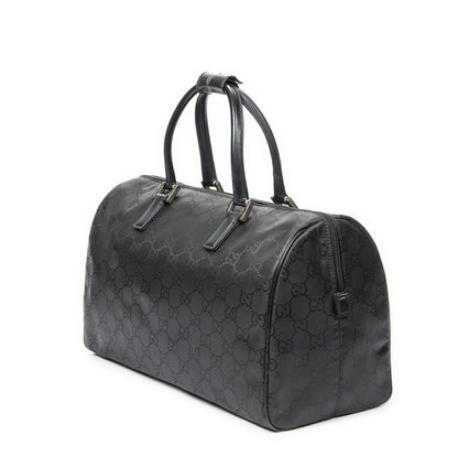 Gucci Travel Line Boston Black GG Nylon Canvas A