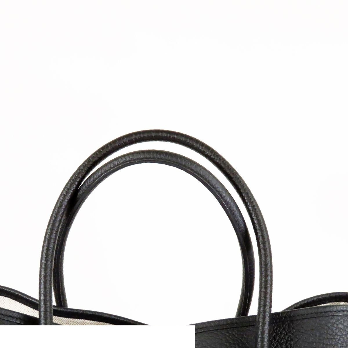 Hermes Garden Party PM Black Silver Negonda Tote Bag — view 4