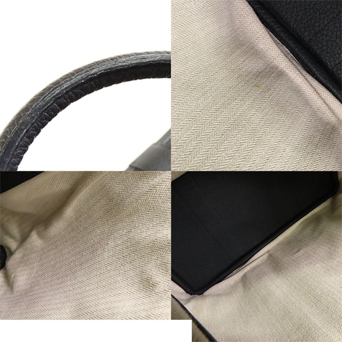 Hermes Garden Party PM Black Silver Negonda Tote Bag — view 8