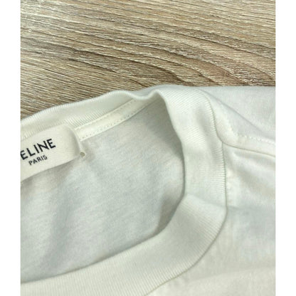 Celine Short Sleeve T-Shirt Ave 57 Sky Photo Printed Cotton Jersey Transfer — view 6
