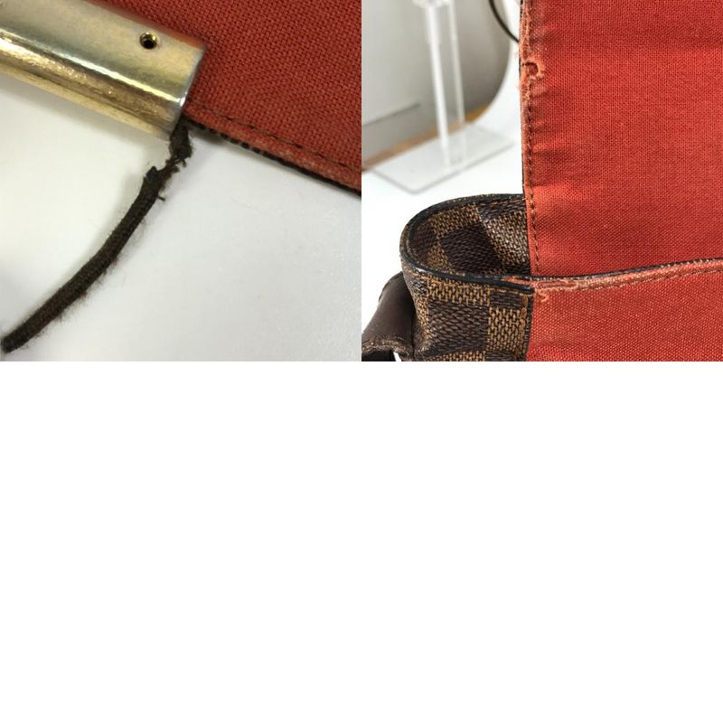 Louis Vuitton Shoulder Bag Bastille M45258 Damier Canvas Ebène Brown