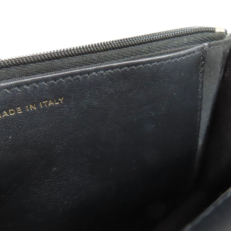 Chanel Chain Wallet Coco Mark Gold Hardware Long Wallet With Coin Purse Tweed