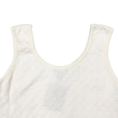 Louis Vuitton Tank Top Monogram Chain Rw221b Oj6 Fmkw73 XL Size White Red Louis